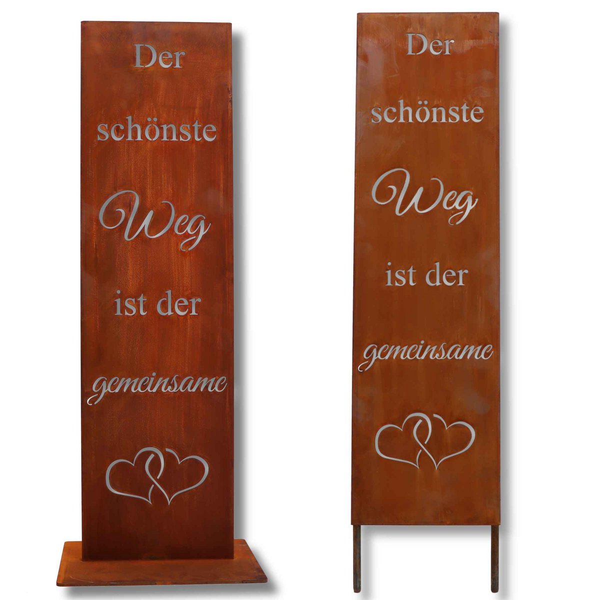 Der schönste Weg ist der gemeinsame Schild Hochzeit Dekoration