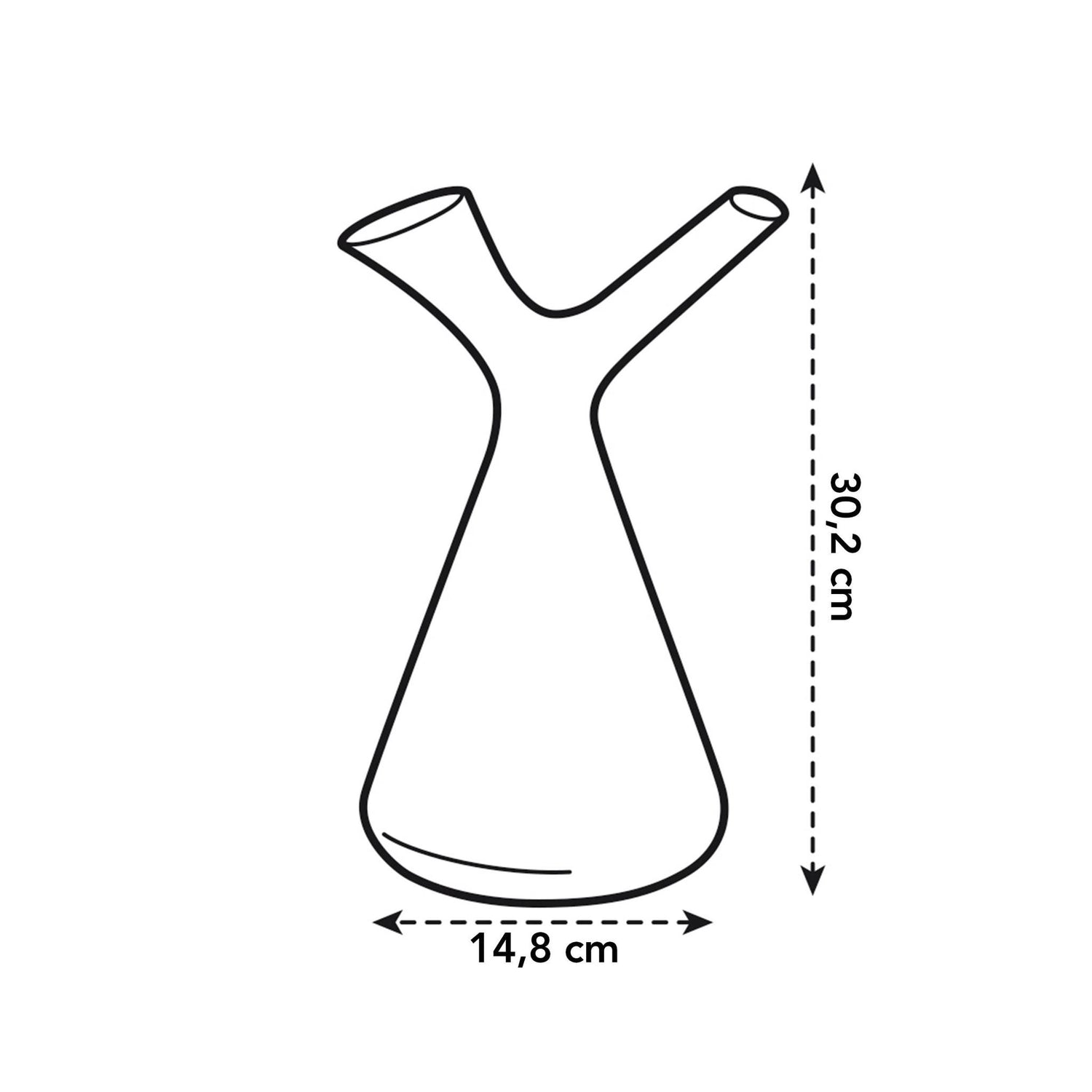 Tauchgießkanne 1,7L Antraciet