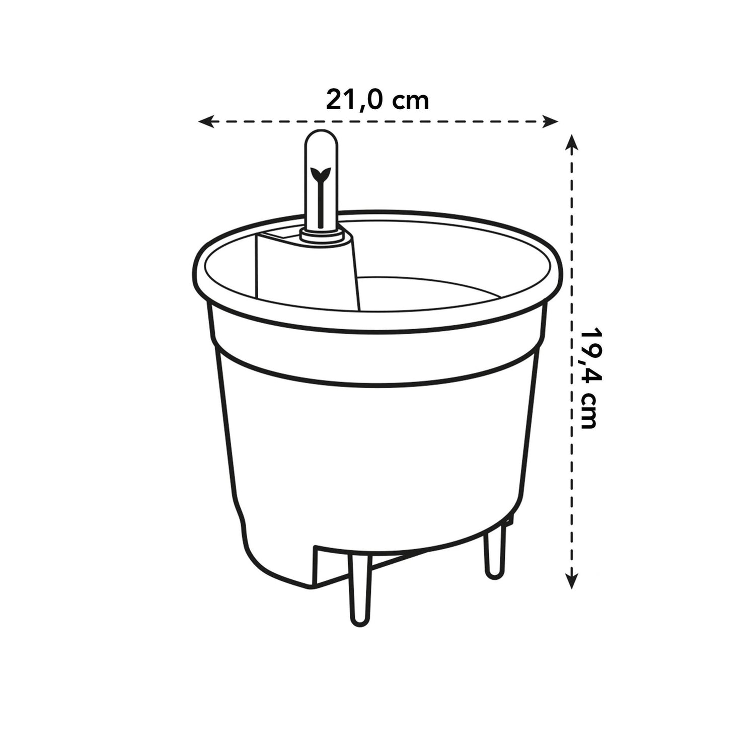 Self Watering Insert - 21 cm